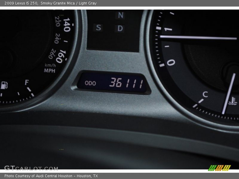 Smoky Granite Mica / Light Gray 2009 Lexus IS 250