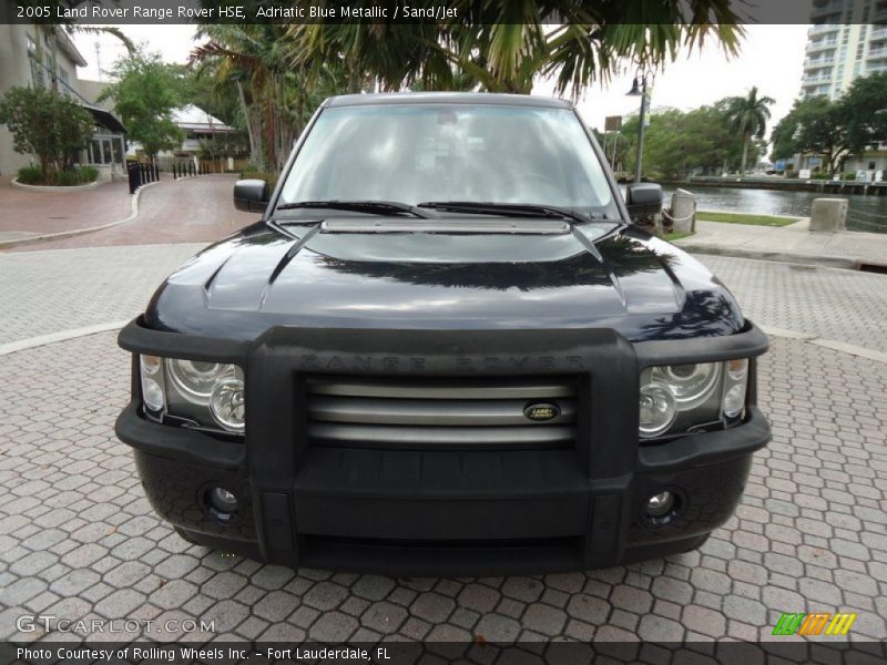 Adriatic Blue Metallic / Sand/Jet 2005 Land Rover Range Rover HSE