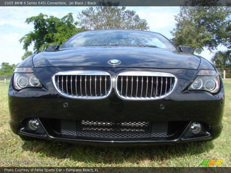 Jet Black / Black 2005 BMW 6 Series 645i Convertible