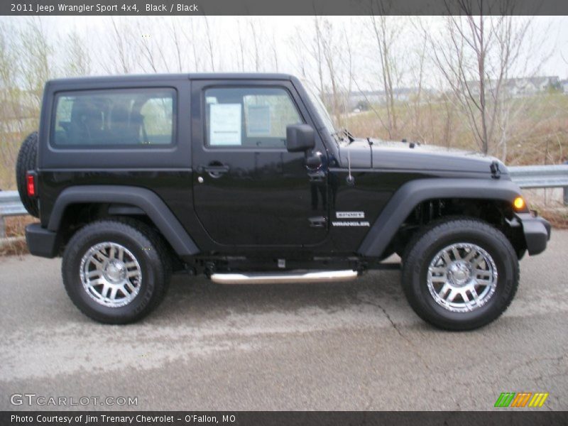 Black / Black 2011 Jeep Wrangler Sport 4x4