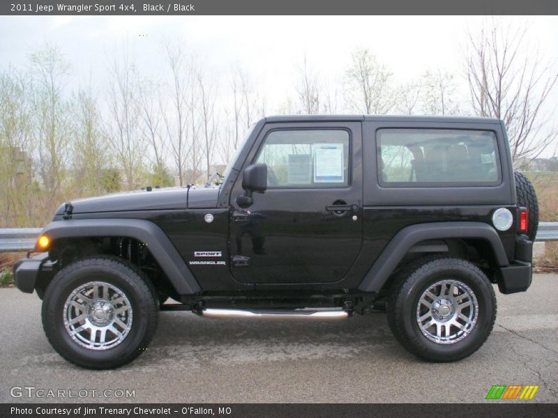 Black / Black 2011 Jeep Wrangler Sport 4x4