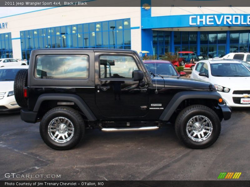 Black / Black 2011 Jeep Wrangler Sport 4x4