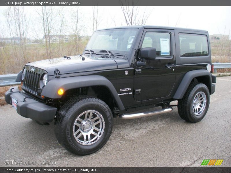 Black / Black 2011 Jeep Wrangler Sport 4x4