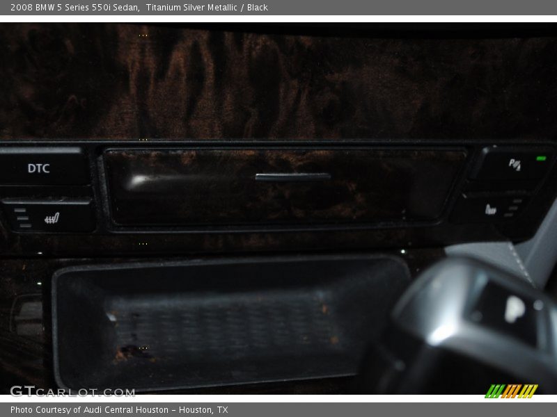 Titanium Silver Metallic / Black 2008 BMW 5 Series 550i Sedan