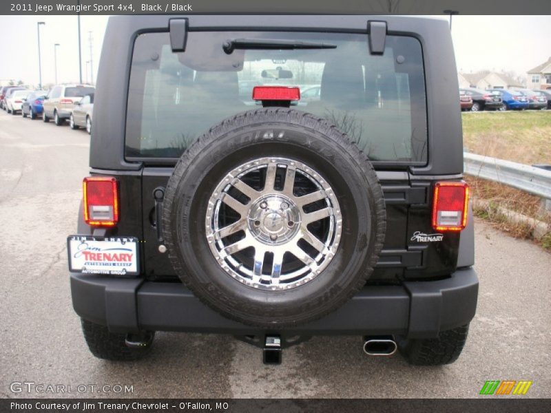 Black / Black 2011 Jeep Wrangler Sport 4x4