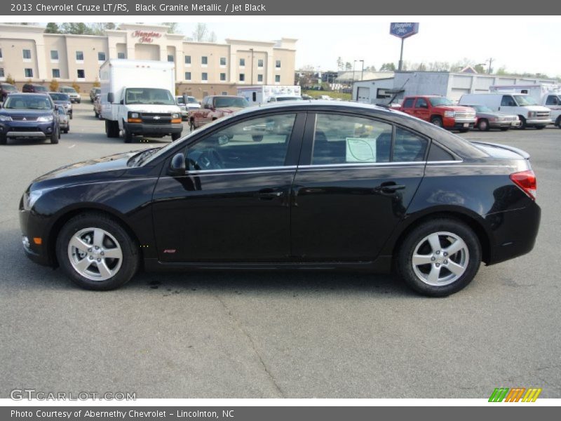 Black Granite Metallic / Jet Black 2013 Chevrolet Cruze LT/RS