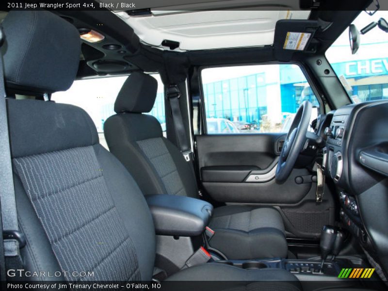 Black / Black 2011 Jeep Wrangler Sport 4x4