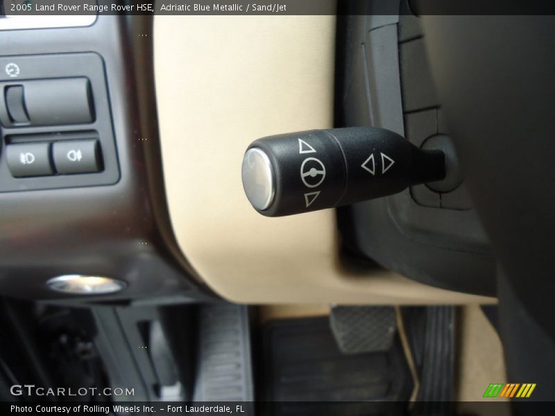 Controls of 2005 Range Rover HSE