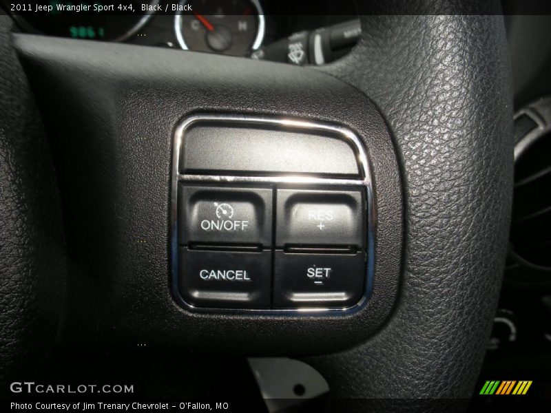Black / Black 2011 Jeep Wrangler Sport 4x4