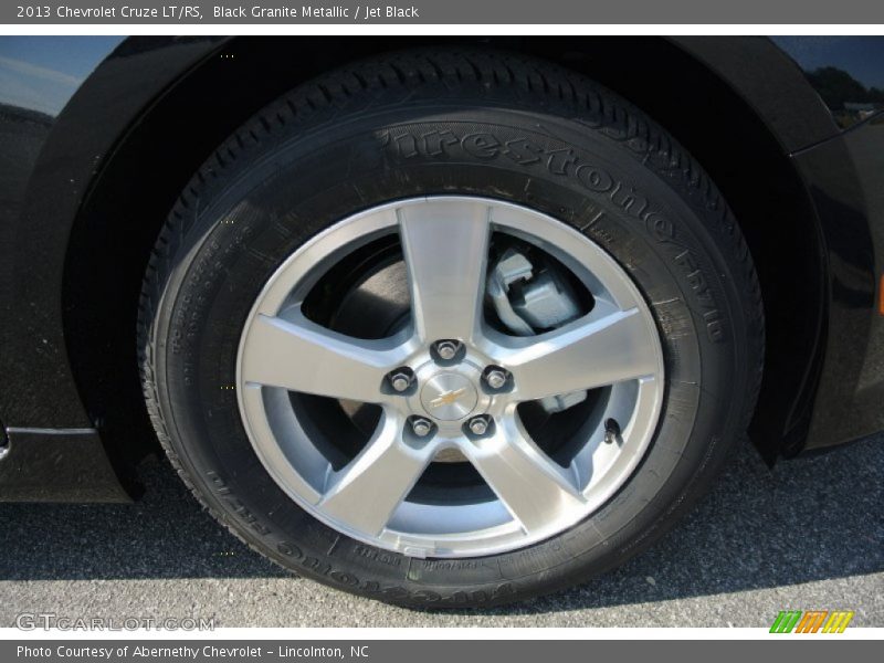 Black Granite Metallic / Jet Black 2013 Chevrolet Cruze LT/RS