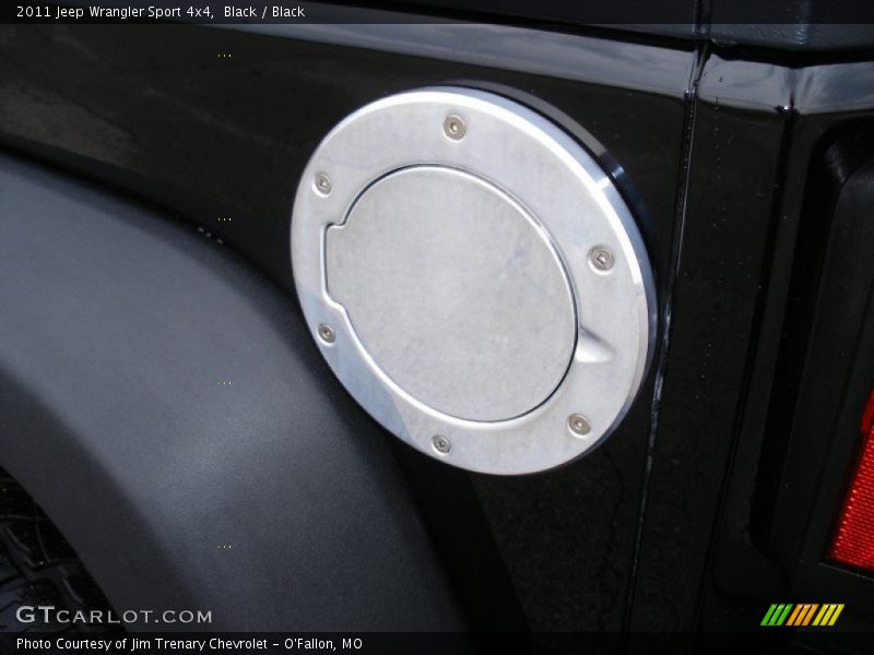 Black / Black 2011 Jeep Wrangler Sport 4x4