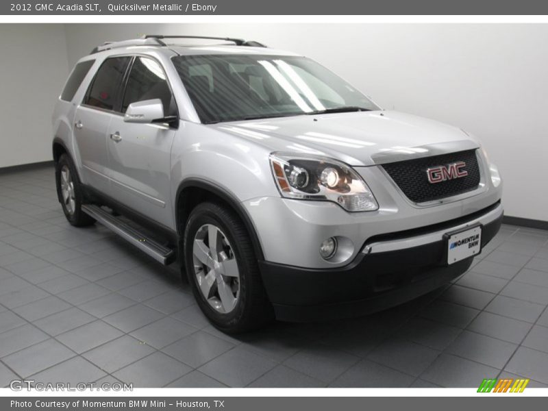 Quicksilver Metallic / Ebony 2012 GMC Acadia SLT