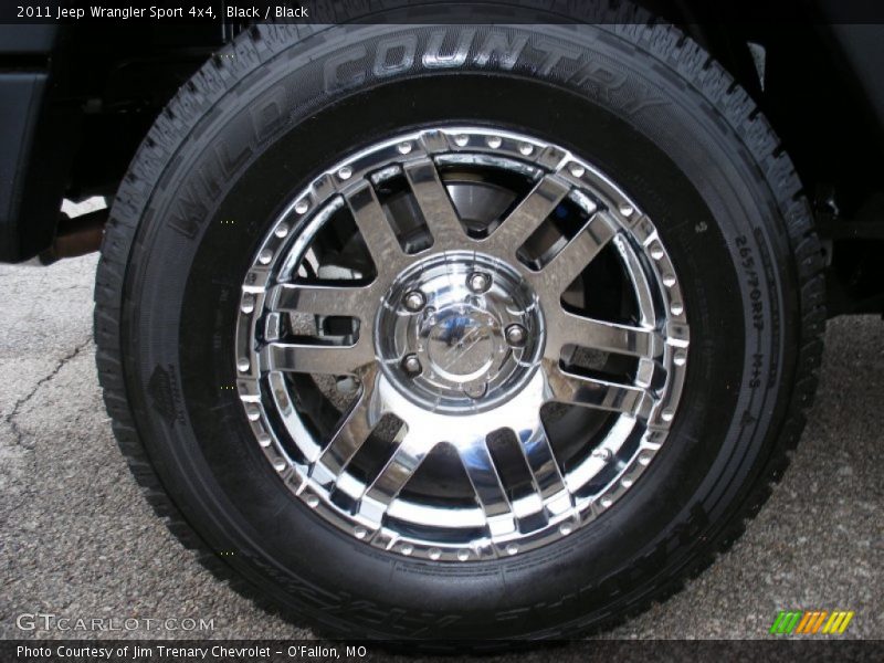 Black / Black 2011 Jeep Wrangler Sport 4x4