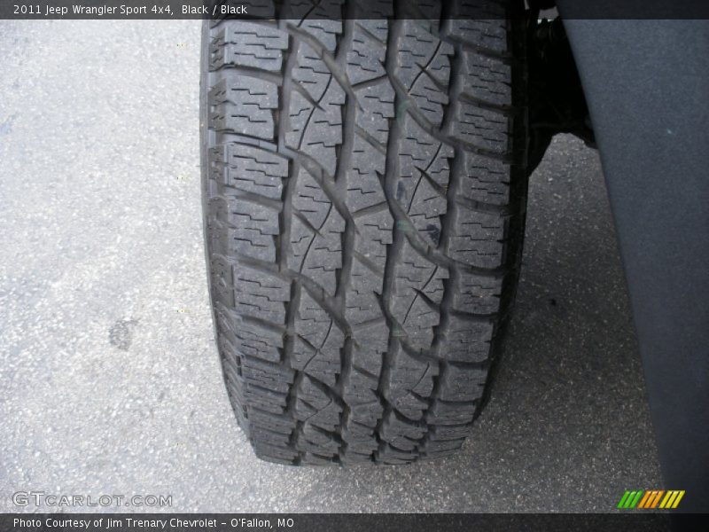 Black / Black 2011 Jeep Wrangler Sport 4x4