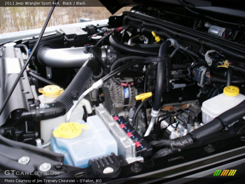 Black / Black 2011 Jeep Wrangler Sport 4x4