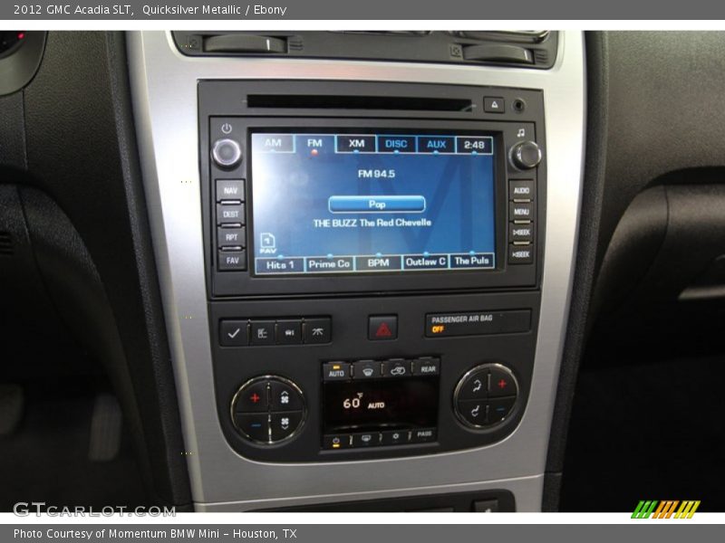 Quicksilver Metallic / Ebony 2012 GMC Acadia SLT