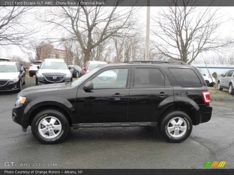 Ebony Black / Charcoal Black 2012 Ford Escape XLT 4WD