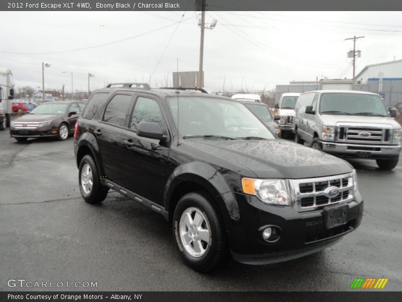 Ebony Black / Charcoal Black 2012 Ford Escape XLT 4WD