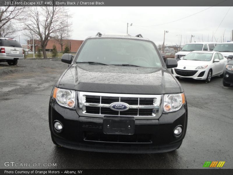 Ebony Black / Charcoal Black 2012 Ford Escape XLT 4WD