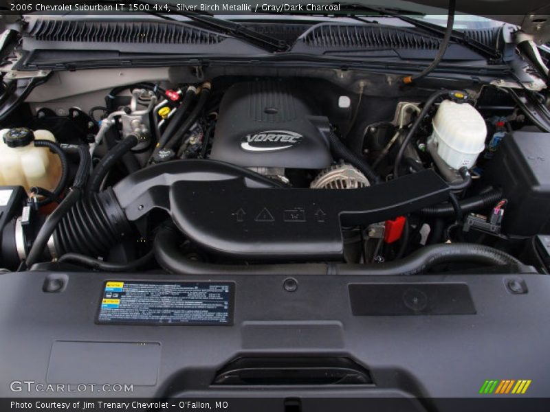 Silver Birch Metallic / Gray/Dark Charcoal 2006 Chevrolet Suburban LT 1500 4x4