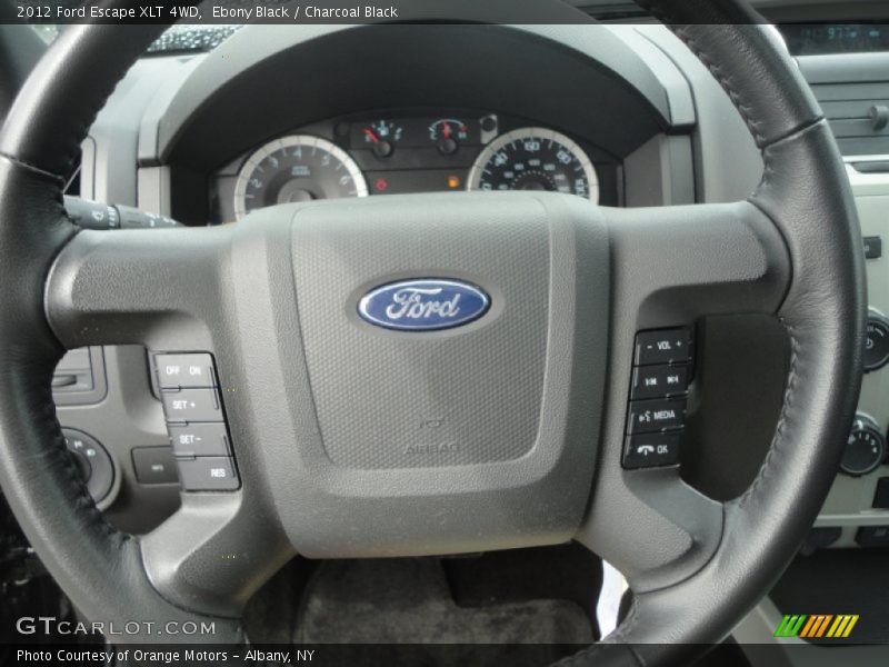 Ebony Black / Charcoal Black 2012 Ford Escape XLT 4WD