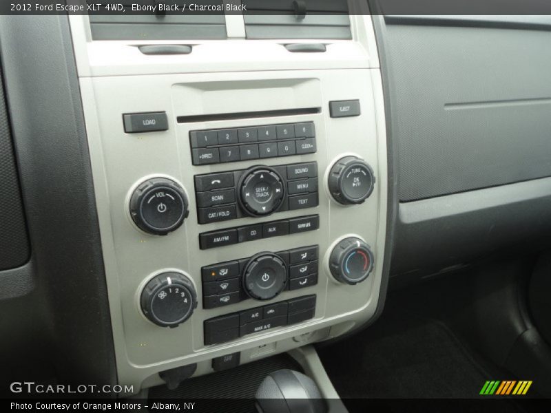 Ebony Black / Charcoal Black 2012 Ford Escape XLT 4WD