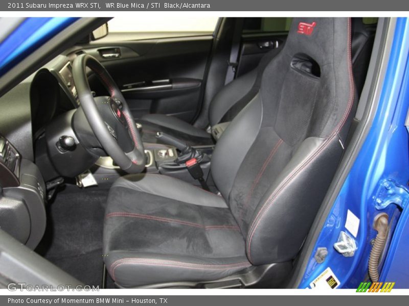  2011 Impreza WRX STi STI  Black/Alcantara Interior