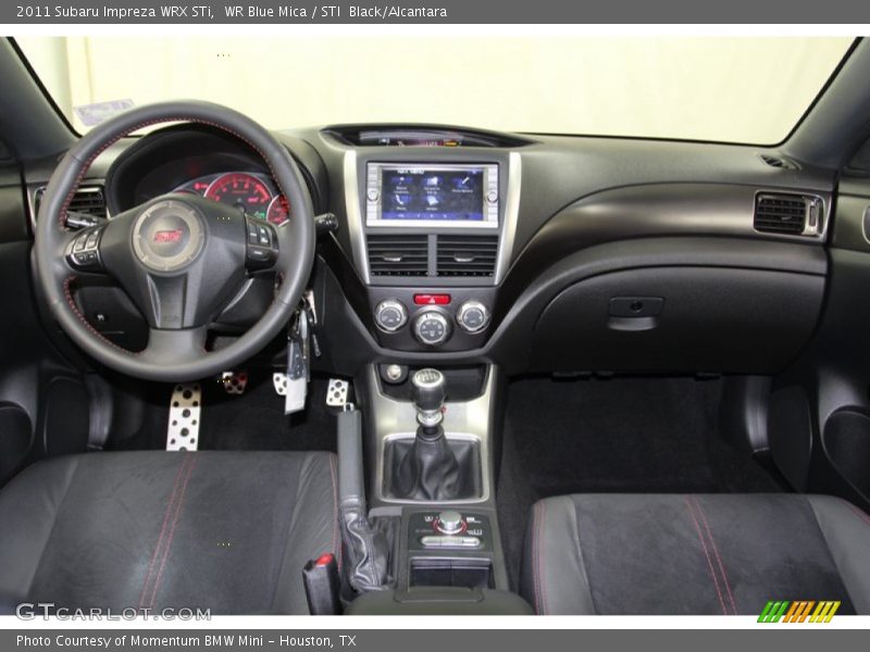 Dashboard of 2011 Impreza WRX STi