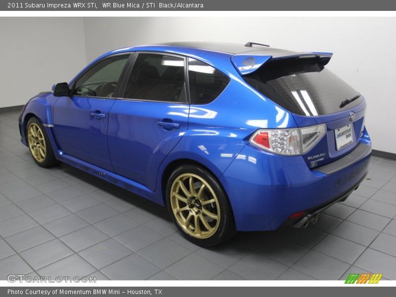 WR Blue Mica / STI  Black/Alcantara 2011 Subaru Impreza WRX STi