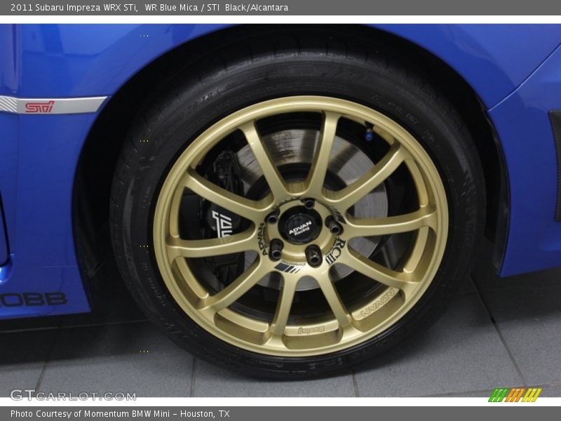 Custom Wheels of 2011 Impreza WRX STi