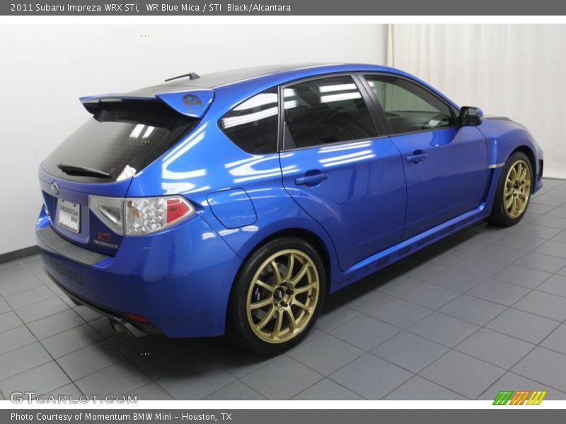 WR Blue Mica / STI  Black/Alcantara 2011 Subaru Impreza WRX STi