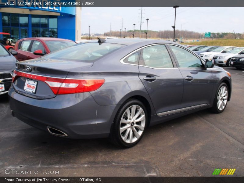 Smoke Gray Metallic / Black 2012 Hyundai Azera