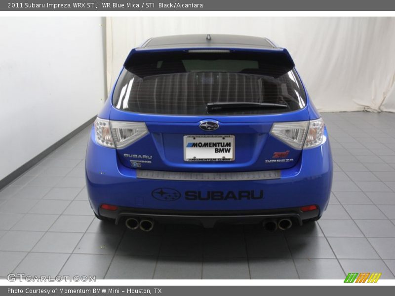 WR Blue Mica / STI  Black/Alcantara 2011 Subaru Impreza WRX STi