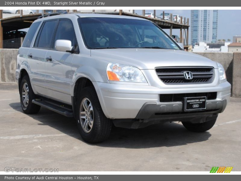 Starlight Silver Metallic / Gray 2004 Honda Pilot EX 4WD