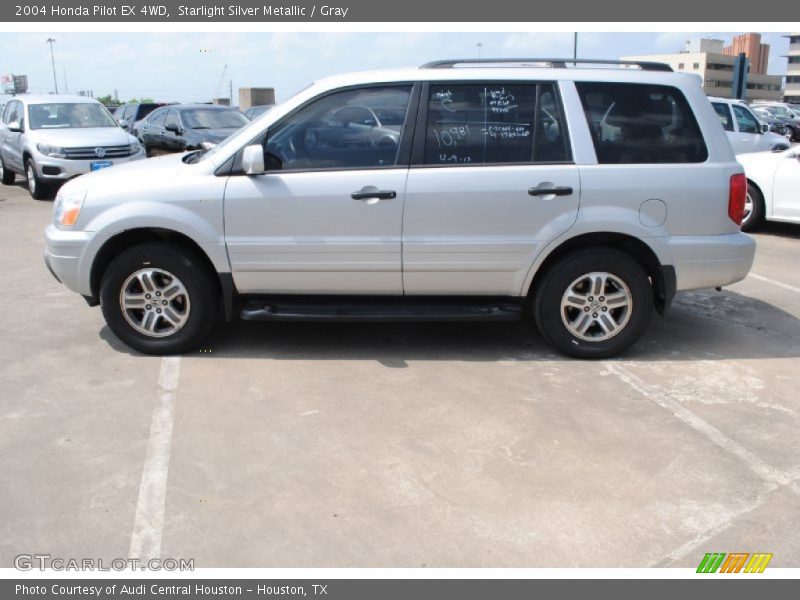 Starlight Silver Metallic / Gray 2004 Honda Pilot EX 4WD