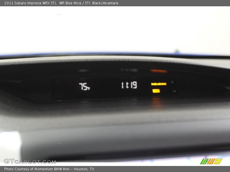 WR Blue Mica / STI  Black/Alcantara 2011 Subaru Impreza WRX STi