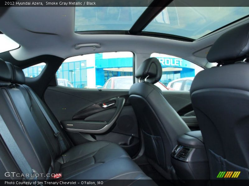 Smoke Gray Metallic / Black 2012 Hyundai Azera
