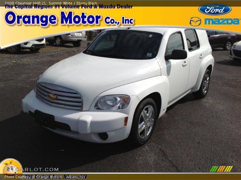 Summit White / Ebony Black 2008 Chevrolet HHR LS
