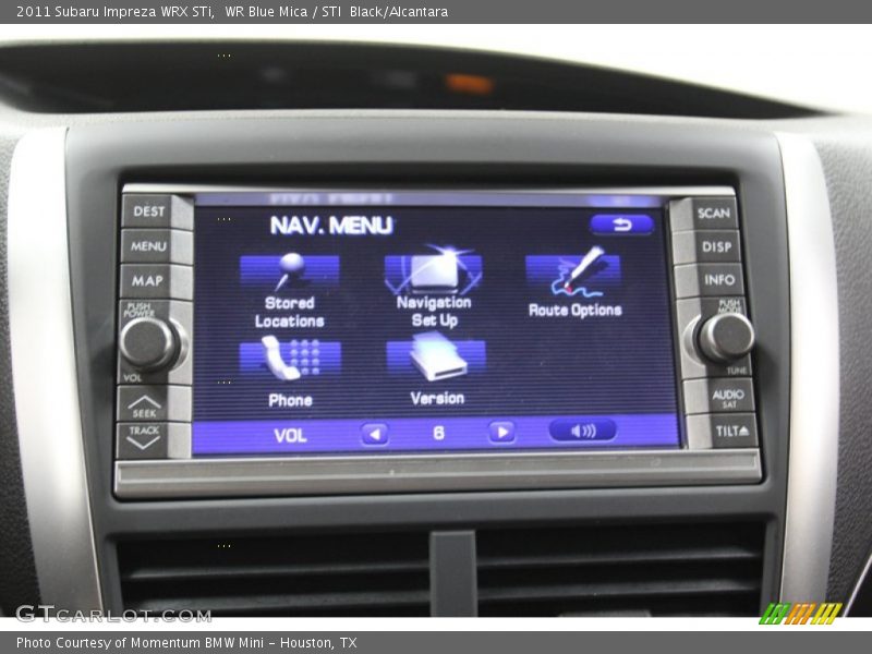 Controls of 2011 Impreza WRX STi