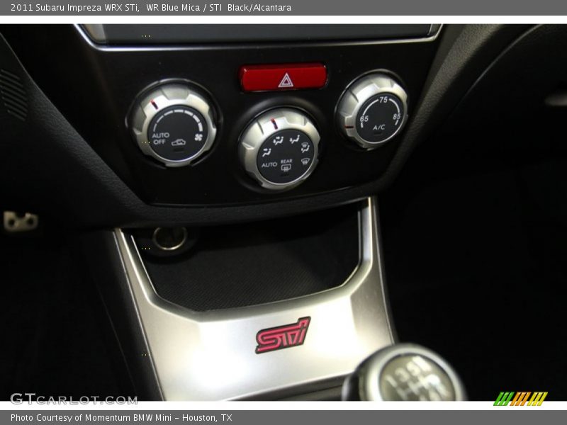 Controls of 2011 Impreza WRX STi