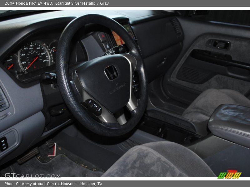 Starlight Silver Metallic / Gray 2004 Honda Pilot EX 4WD