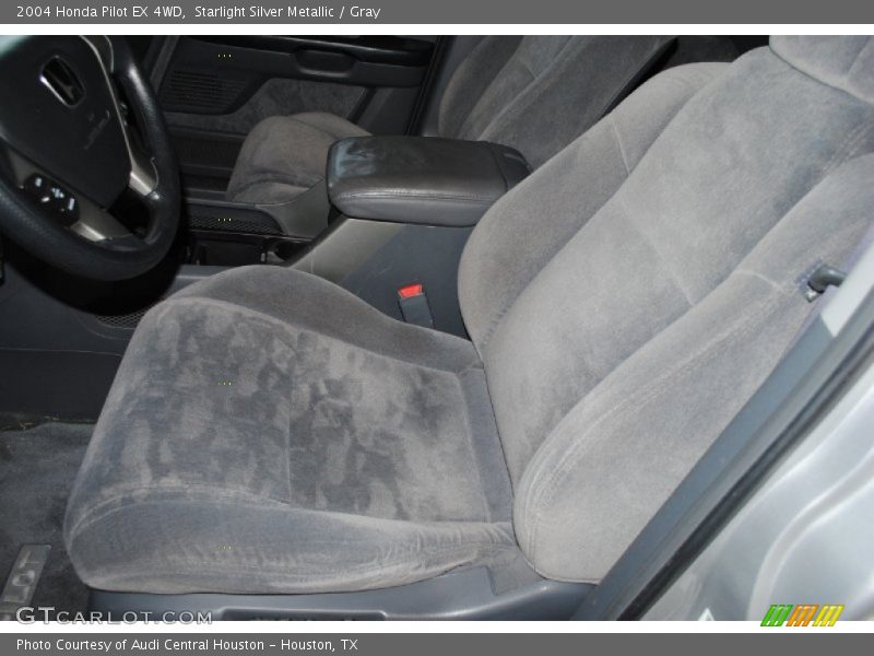 Starlight Silver Metallic / Gray 2004 Honda Pilot EX 4WD