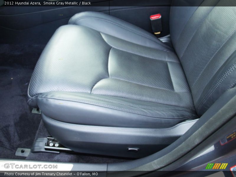 Smoke Gray Metallic / Black 2012 Hyundai Azera