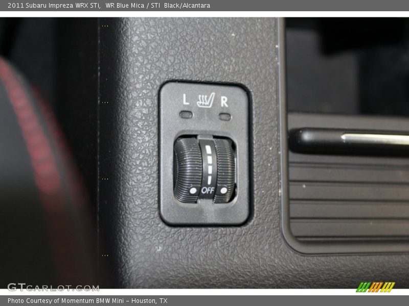 Controls of 2011 Impreza WRX STi