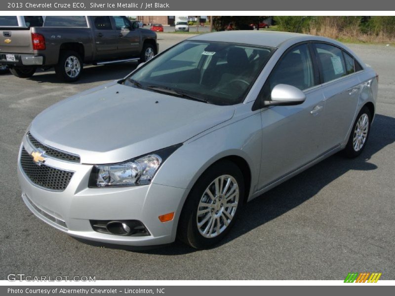 Silver Ice Metallic / Jet Black 2013 Chevrolet Cruze ECO