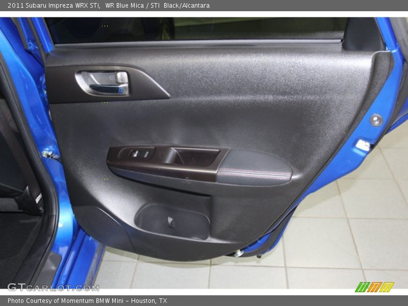 WR Blue Mica / STI  Black/Alcantara 2011 Subaru Impreza WRX STi