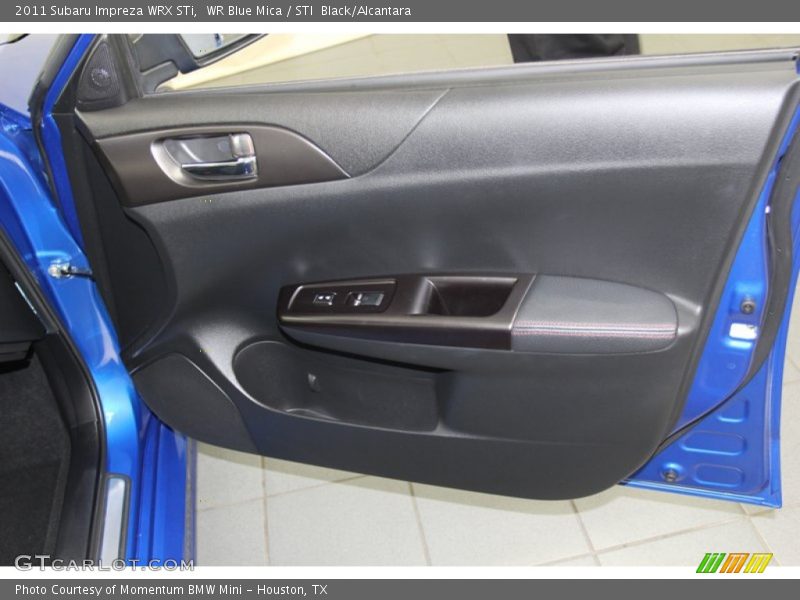 WR Blue Mica / STI  Black/Alcantara 2011 Subaru Impreza WRX STi