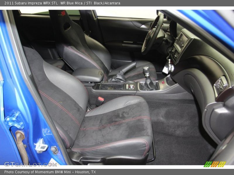 WR Blue Mica / STI  Black/Alcantara 2011 Subaru Impreza WRX STi