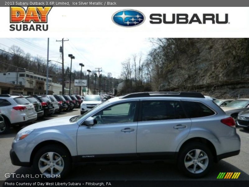 Ice Silver Metallic / Black 2013 Subaru Outback 3.6R Limited