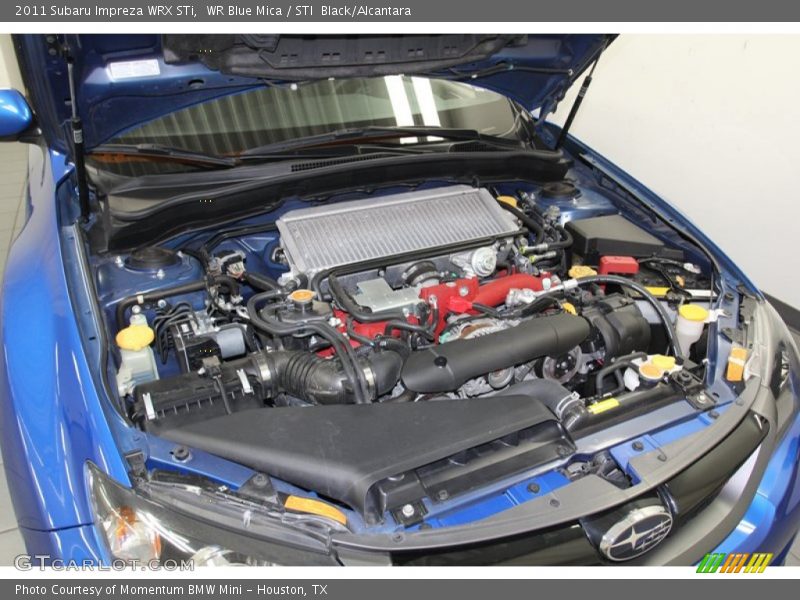 WR Blue Mica / STI  Black/Alcantara 2011 Subaru Impreza WRX STi
